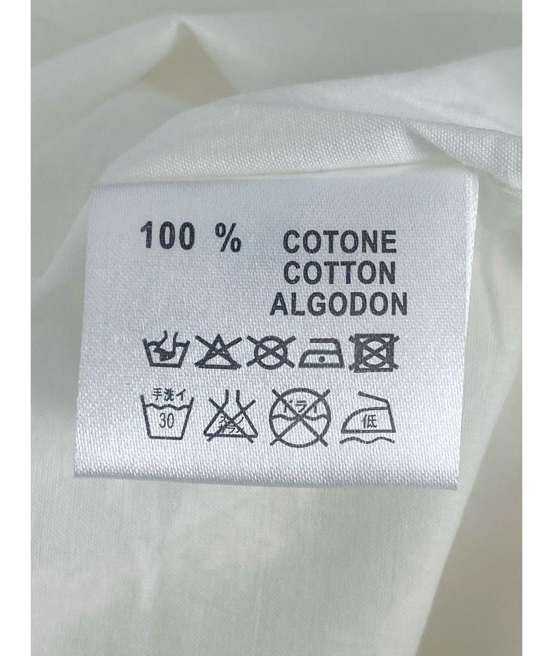 LIVIANA CONTI Белое хлопковое повседневное платье, фото 7