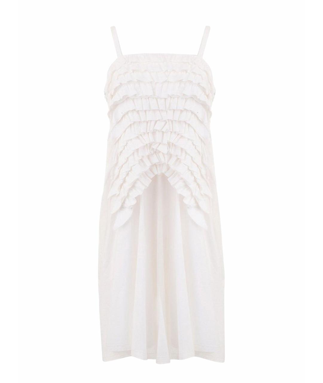 LIVIANA CONTI Белое хлопковое повседневное платье, фото 1