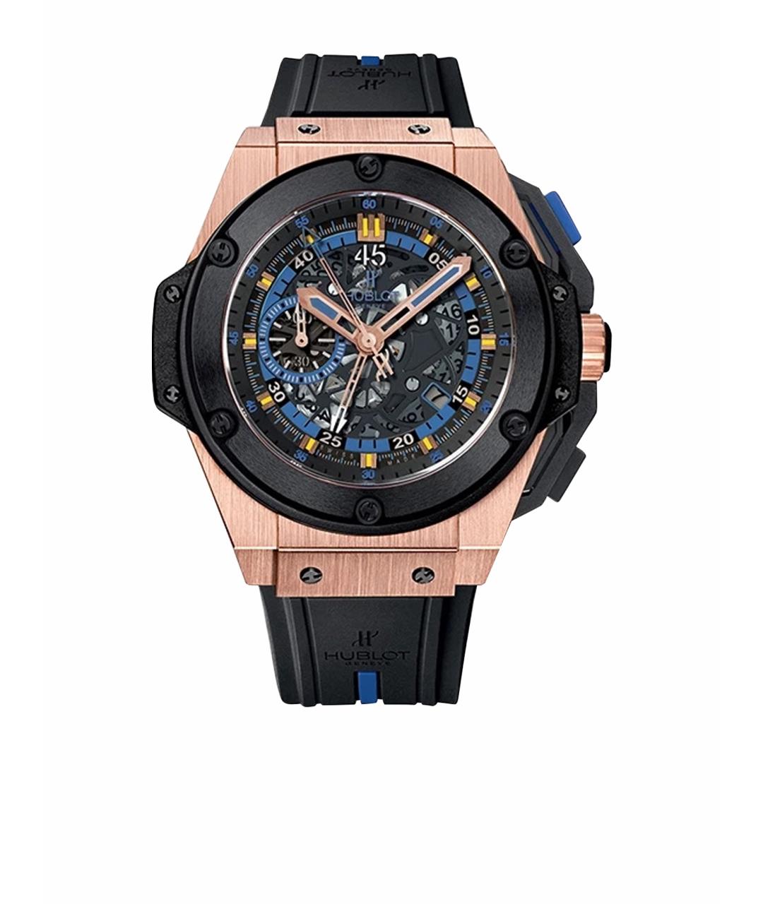 HUBLOT Черные часы из розового золота, фото 1