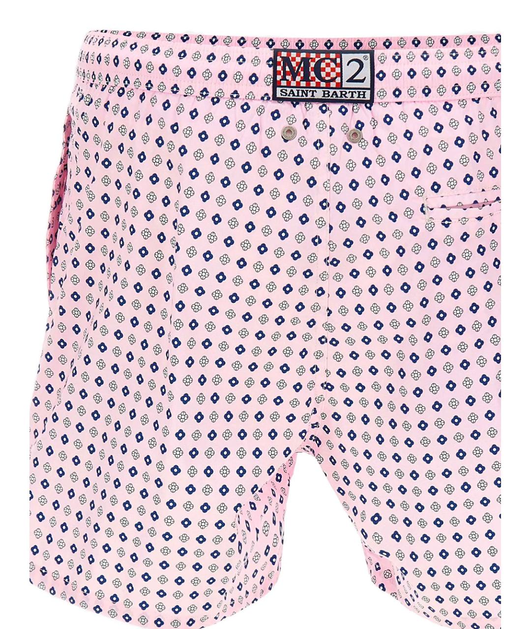 MC2 SAINT BARTH Мульти полиэстеровые шорты, фото 2