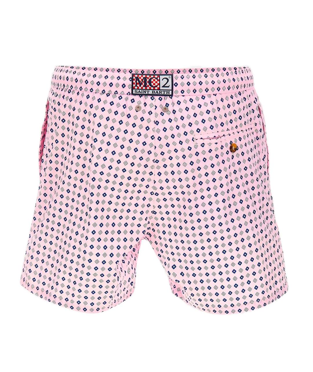 MC2 SAINT BARTH Мульти полиэстеровые шорты, фото 4