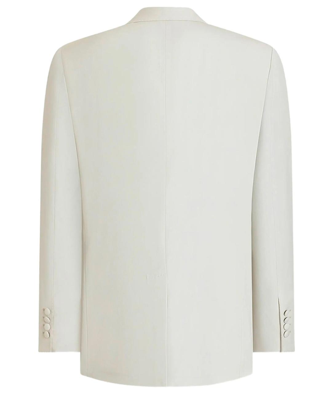 DOLCE&GABBANA Бежевый шерстяной пиджак, фото 2