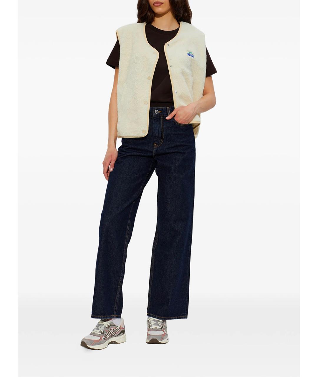 ASICS Бежевые текстильные кроссовки, фото 2