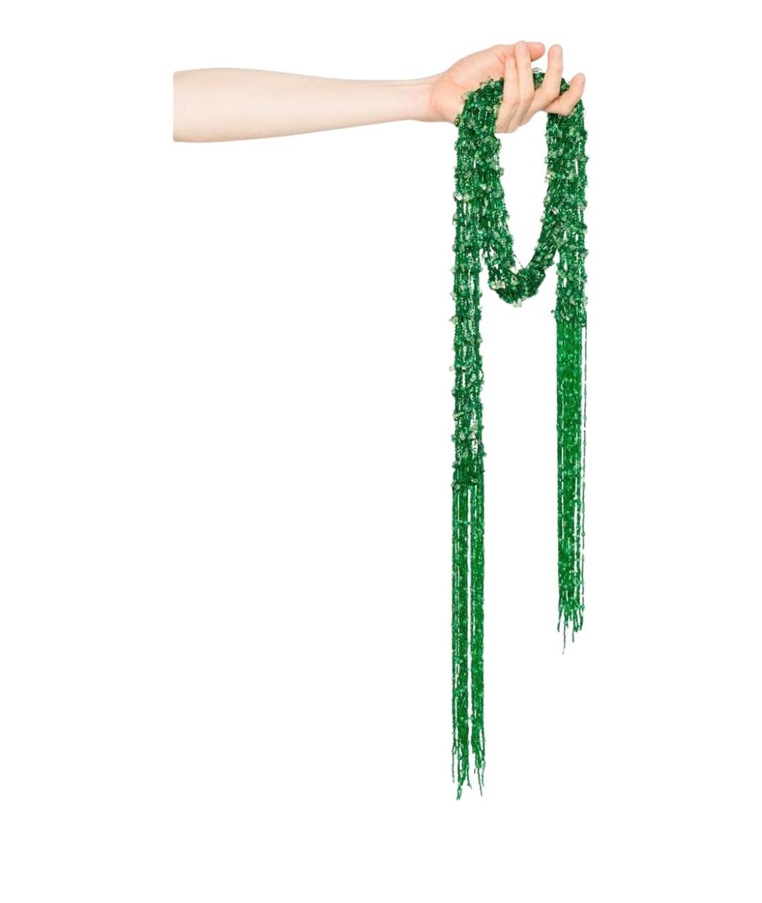 DRIES VAN NOTEN Зеленые колье, фото 3