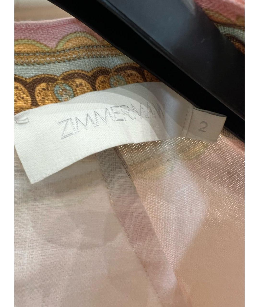 ZIMMERMANN Льняное повседневное платье, фото 3