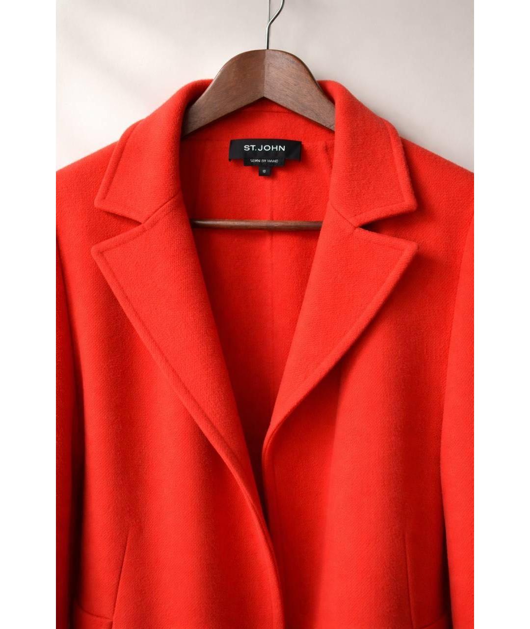 ACNE STUDIOS Оранжевое кашемировое пальто, фото 5