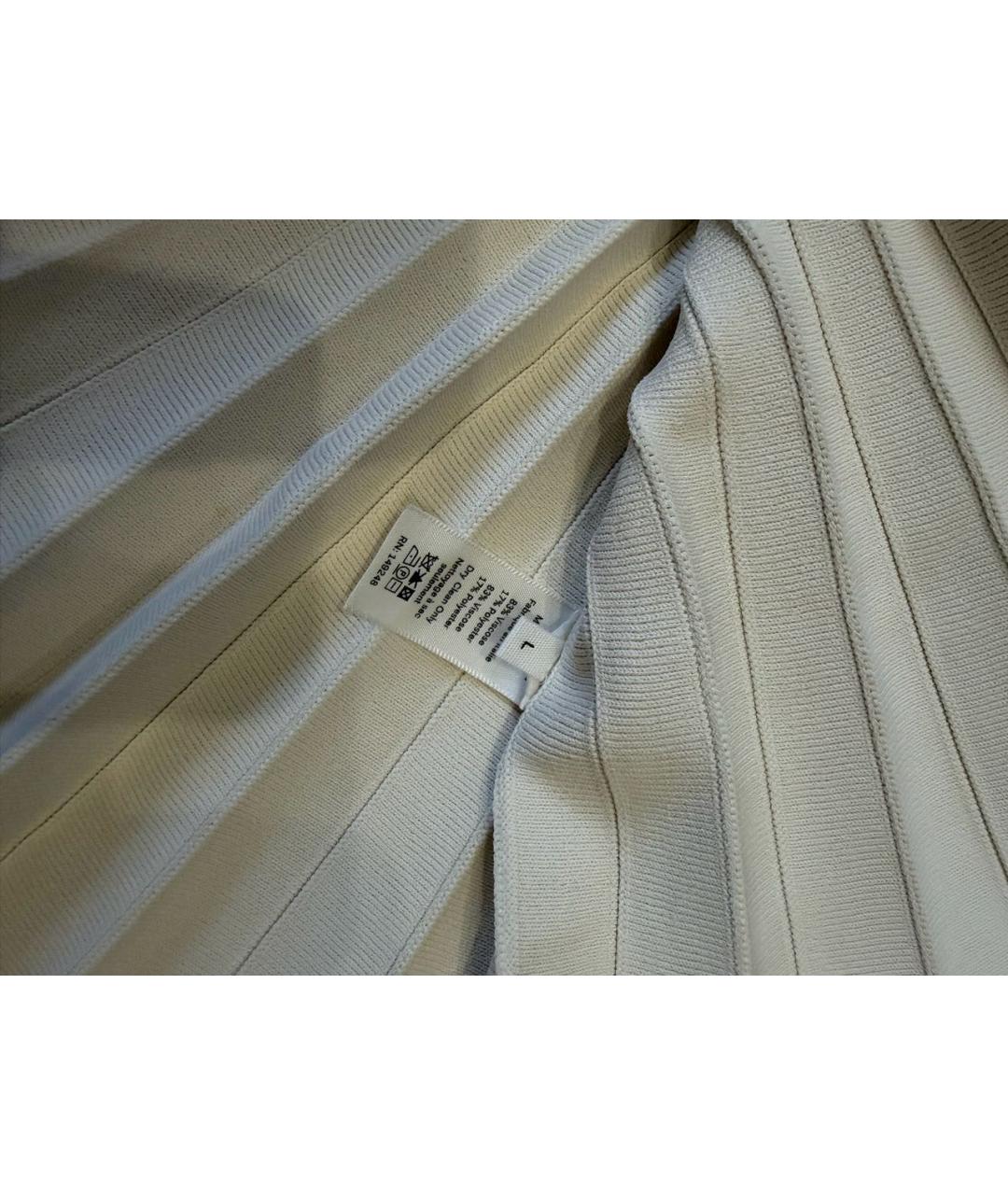 KHAITE Бежевое вискозное платье, фото 3