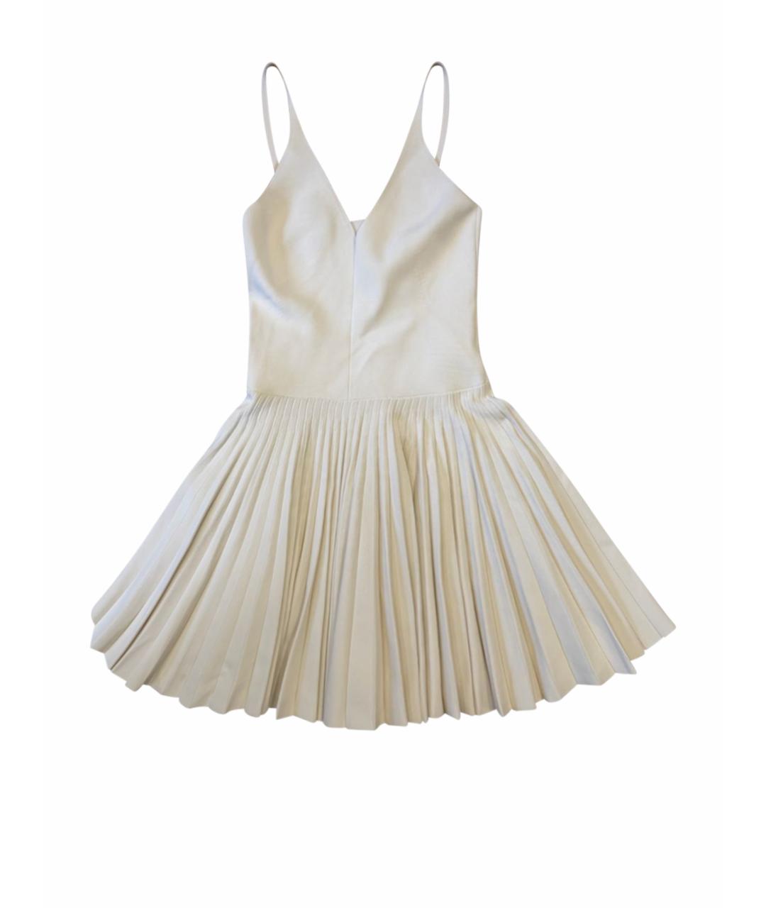 KHAITE Бежевое вискозное платье, фото 1