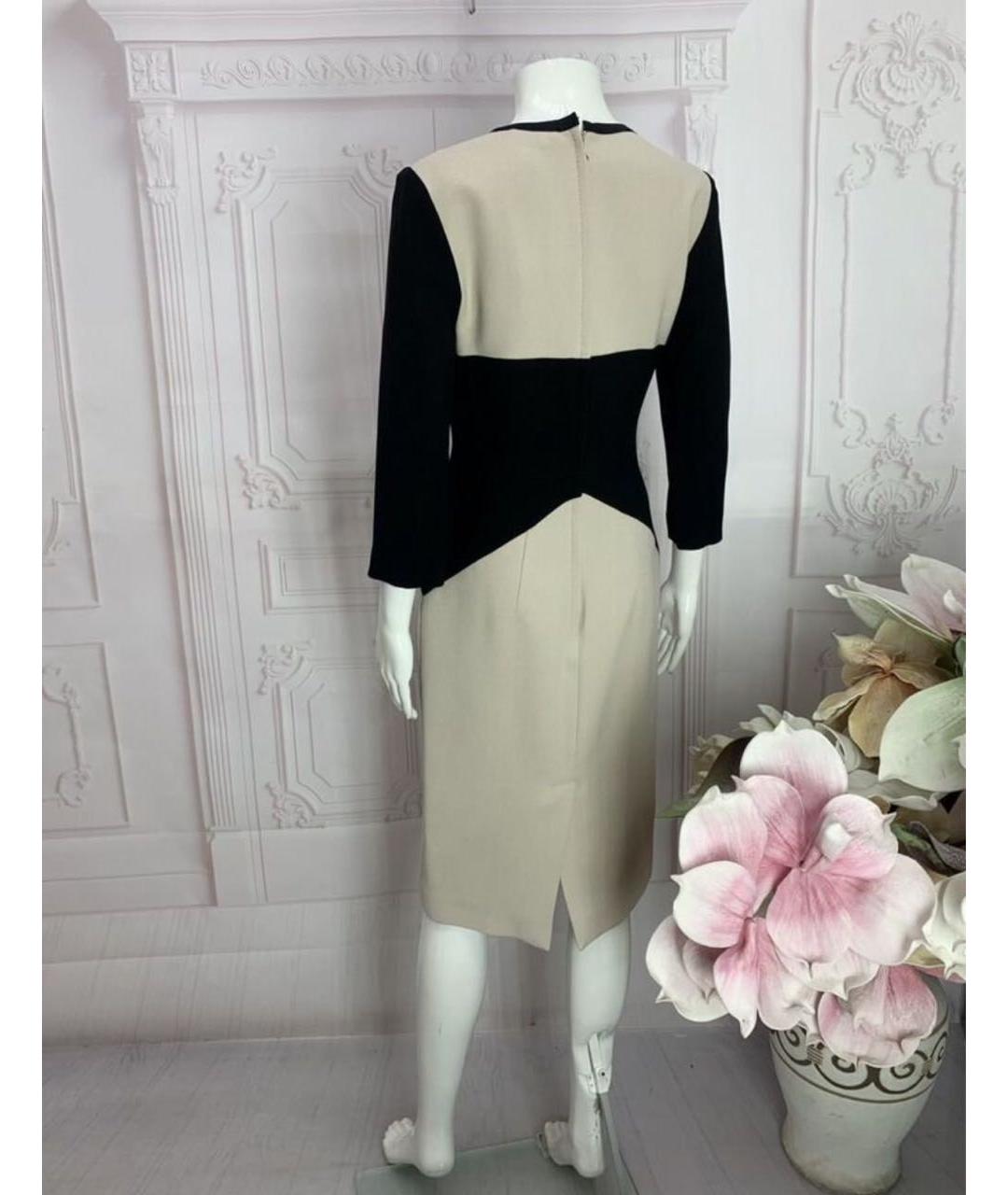 MANTU Бежевое шерстяное платье, фото 2