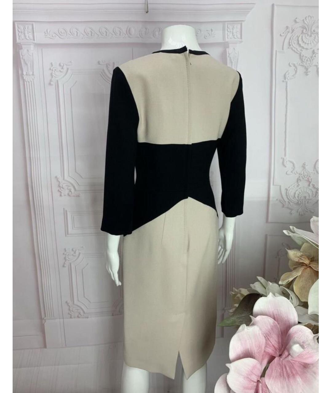 MANTU Бежевое шерстяное платье, фото 7