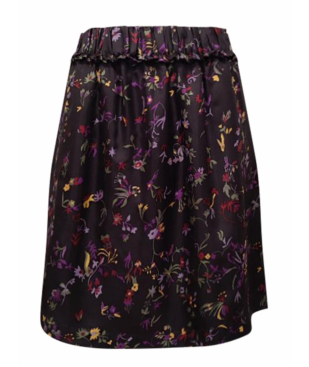 SEE BY CHLOE Фиолетовая шелковая юбка миди, фото 1