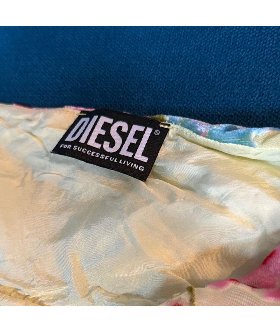 DIESEL Желтая велюровая майка, фото 5