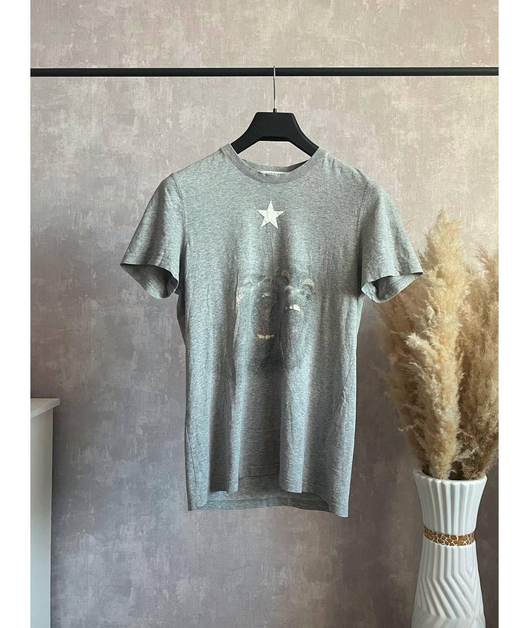 GIVENCHY Серая футболка, фото 4