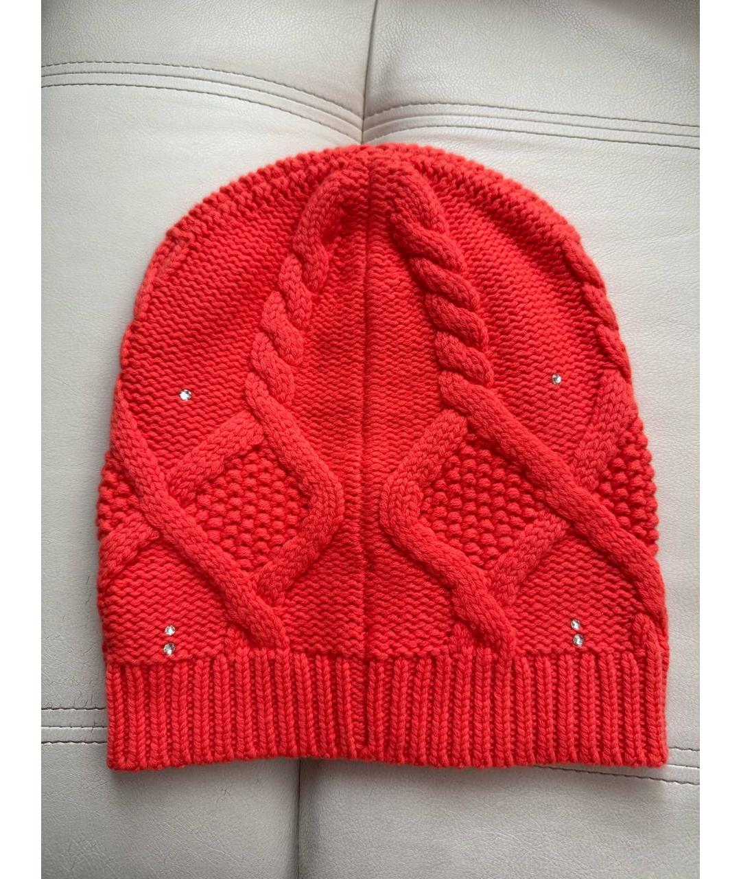 BOGNER Оранжевая кашемировая шапка, фото 3