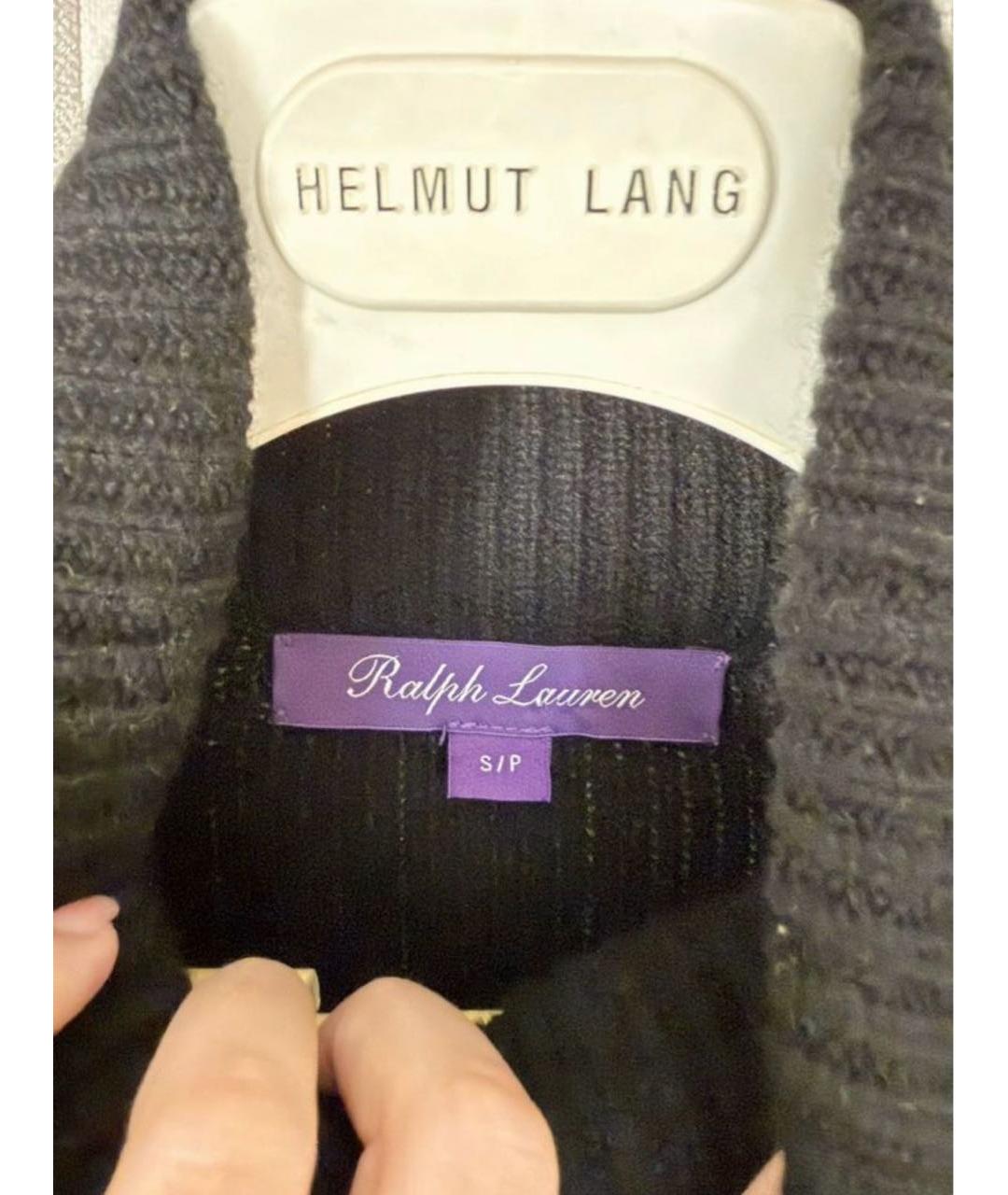RALPH LAUREN Черный кашемировый джемпер / свитер, фото 5