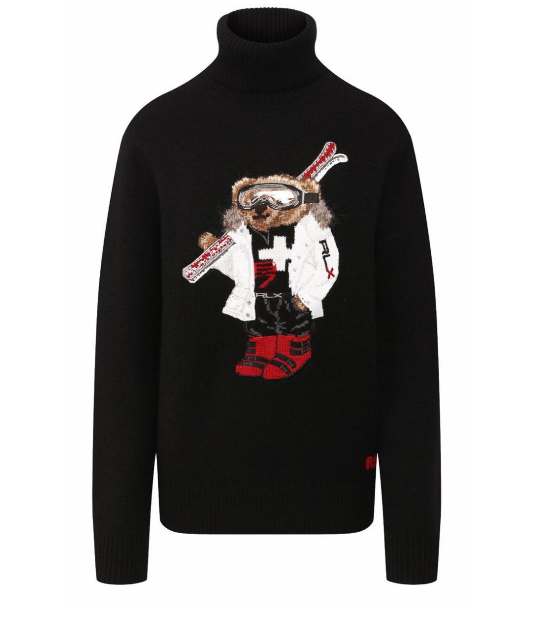 RALPH LAUREN Черный кашемировый джемпер / свитер, фото 8