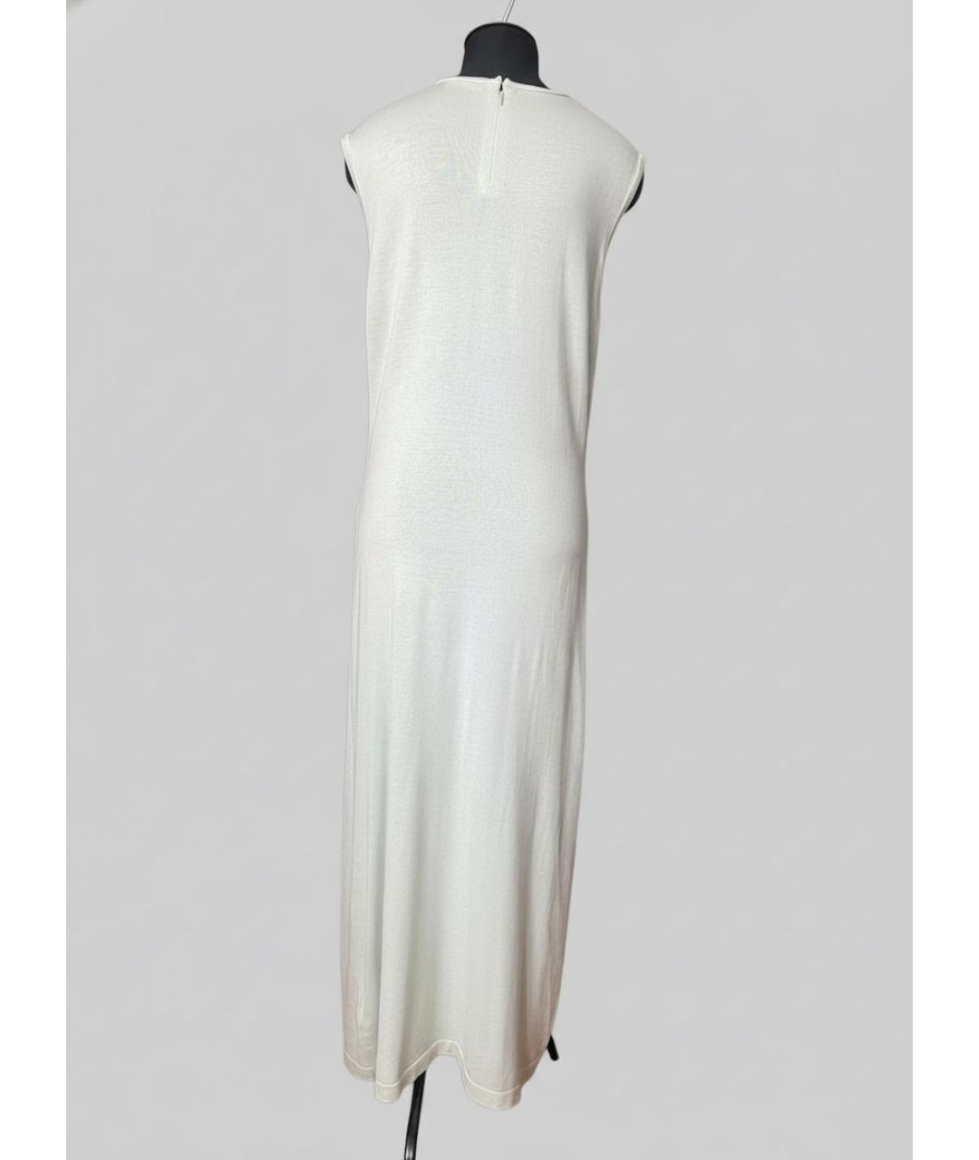 JIL SANDER Зеленые шерстяное повседневное платье, фото 2