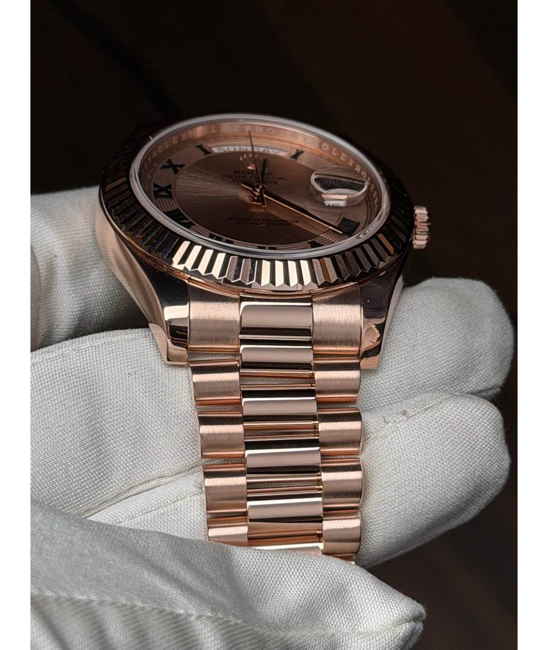 ROLEX Золотые часы из розового золота, фото 5