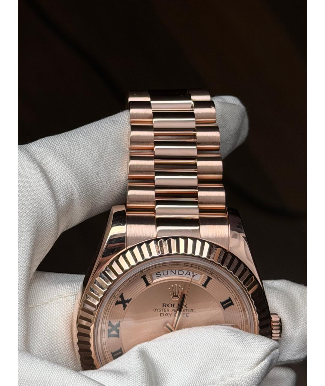ROLEX Золотые часы из розового золота, фото 6