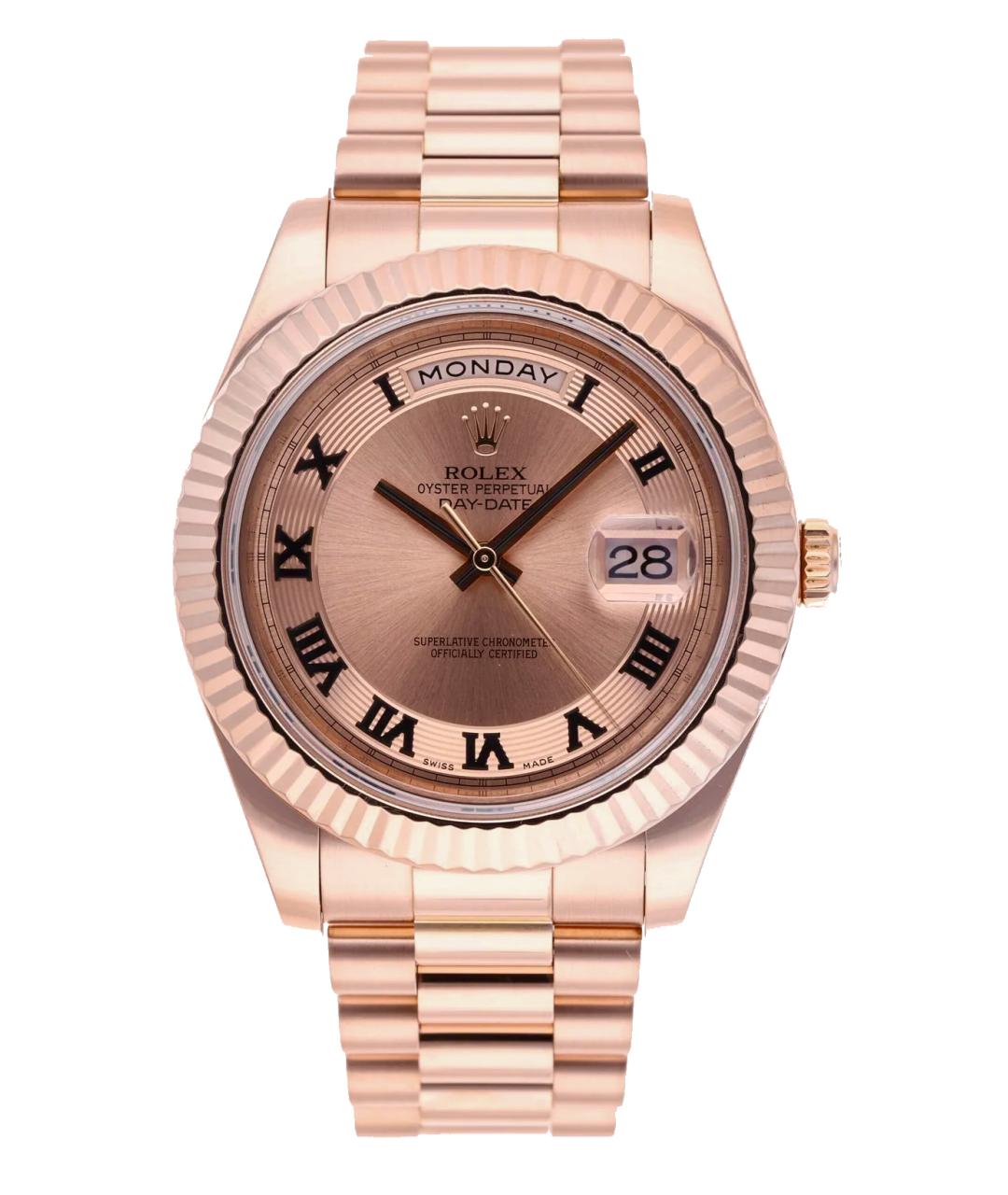 ROLEX Золотые часы из розового золота, фото 9