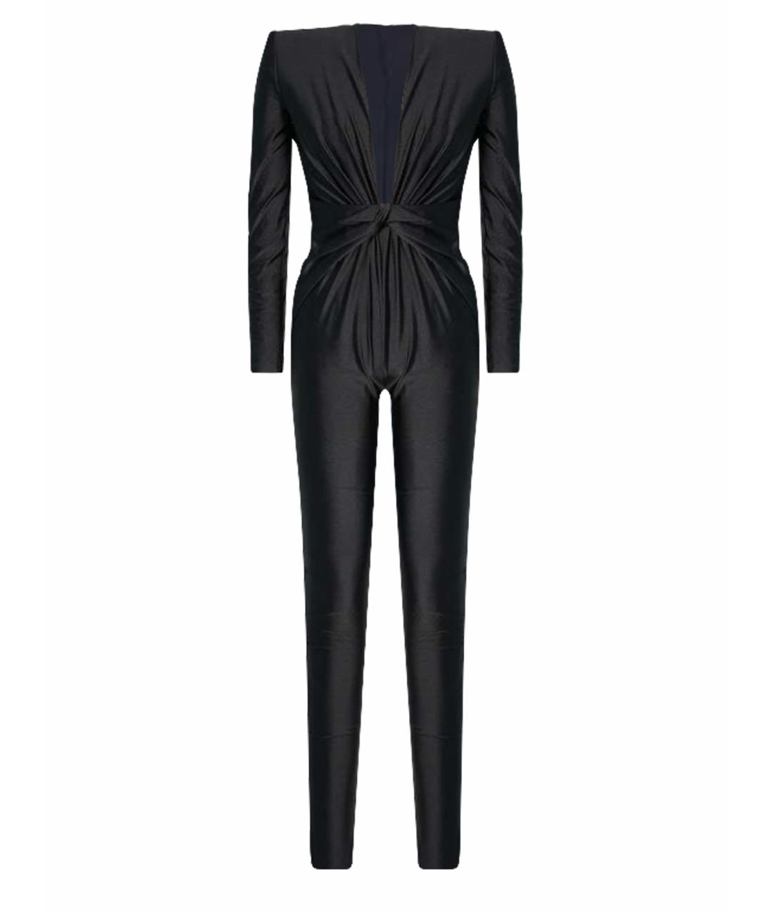 SAINT LAURENT Черный полиэстеровый комбинезон, фото 1