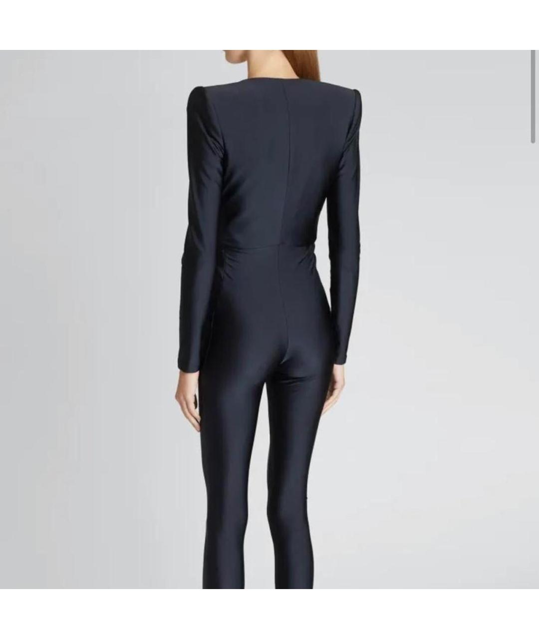 SAINT LAURENT Черный полиэстеровый комбинезон, фото 4