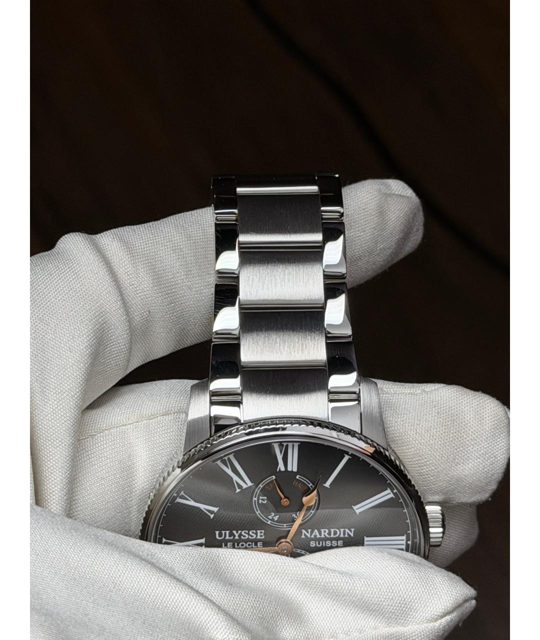 Ulysse Nardin Серые часы, фото 6