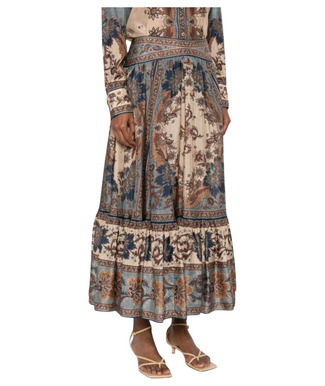 ZIMMERMANN Мульти юбка миди, фото 4