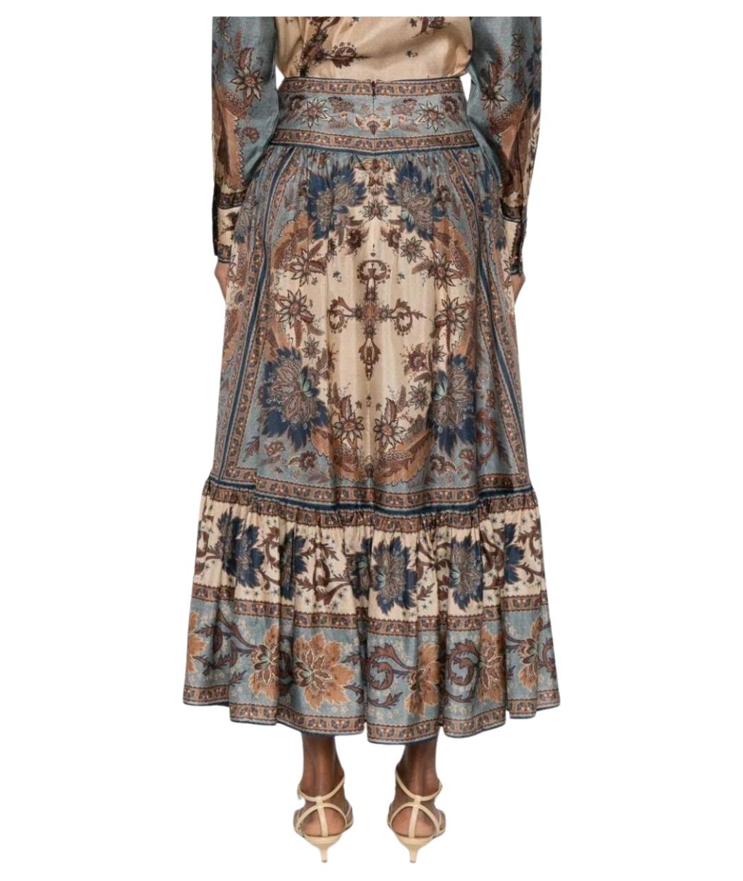 ZIMMERMANN Мульти юбка миди, фото 3