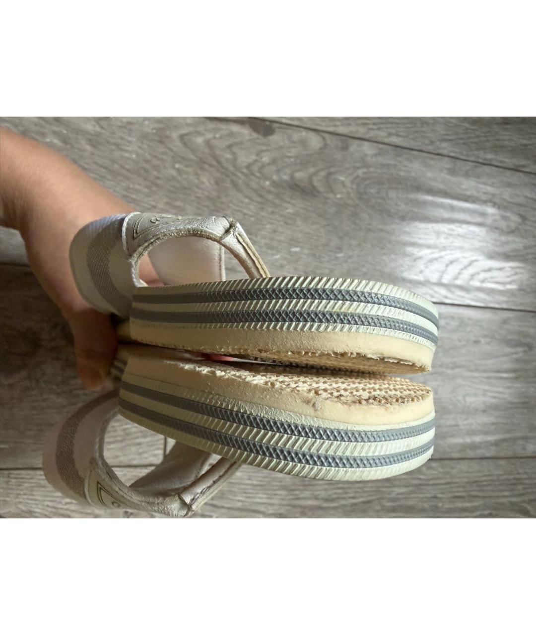 CHANEL Белые шлепанцы, фото 3