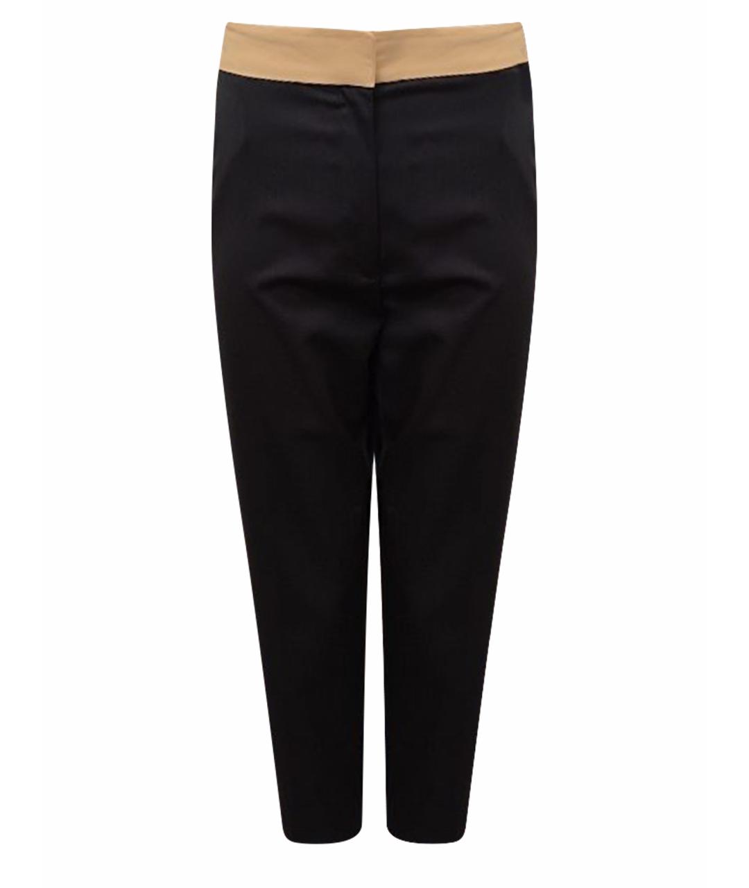 SANDRO Темно-синие шерстяные брюки узкие, фото 1