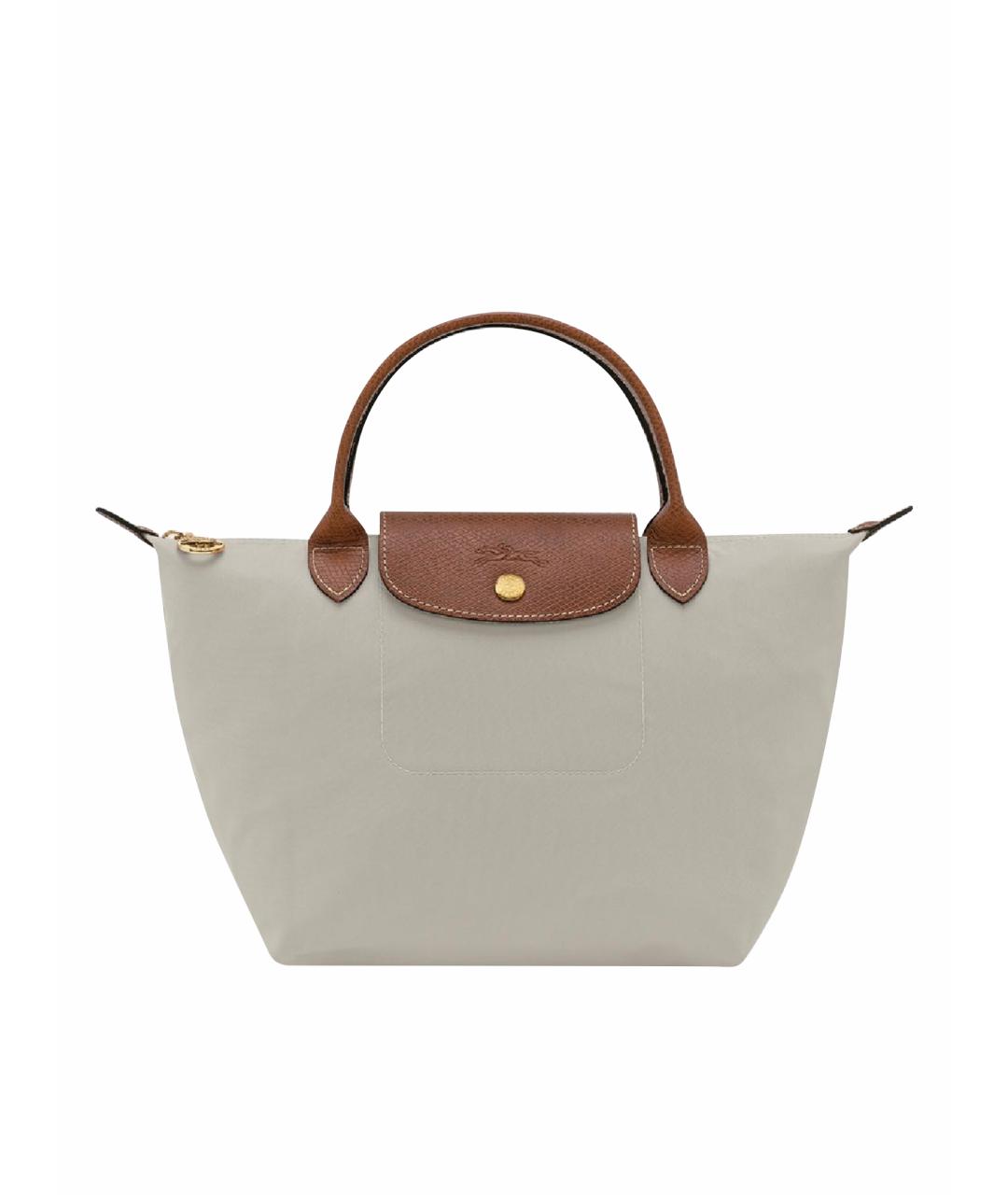 LONGCHAMP Серая сумка с короткими ручками, фото 1