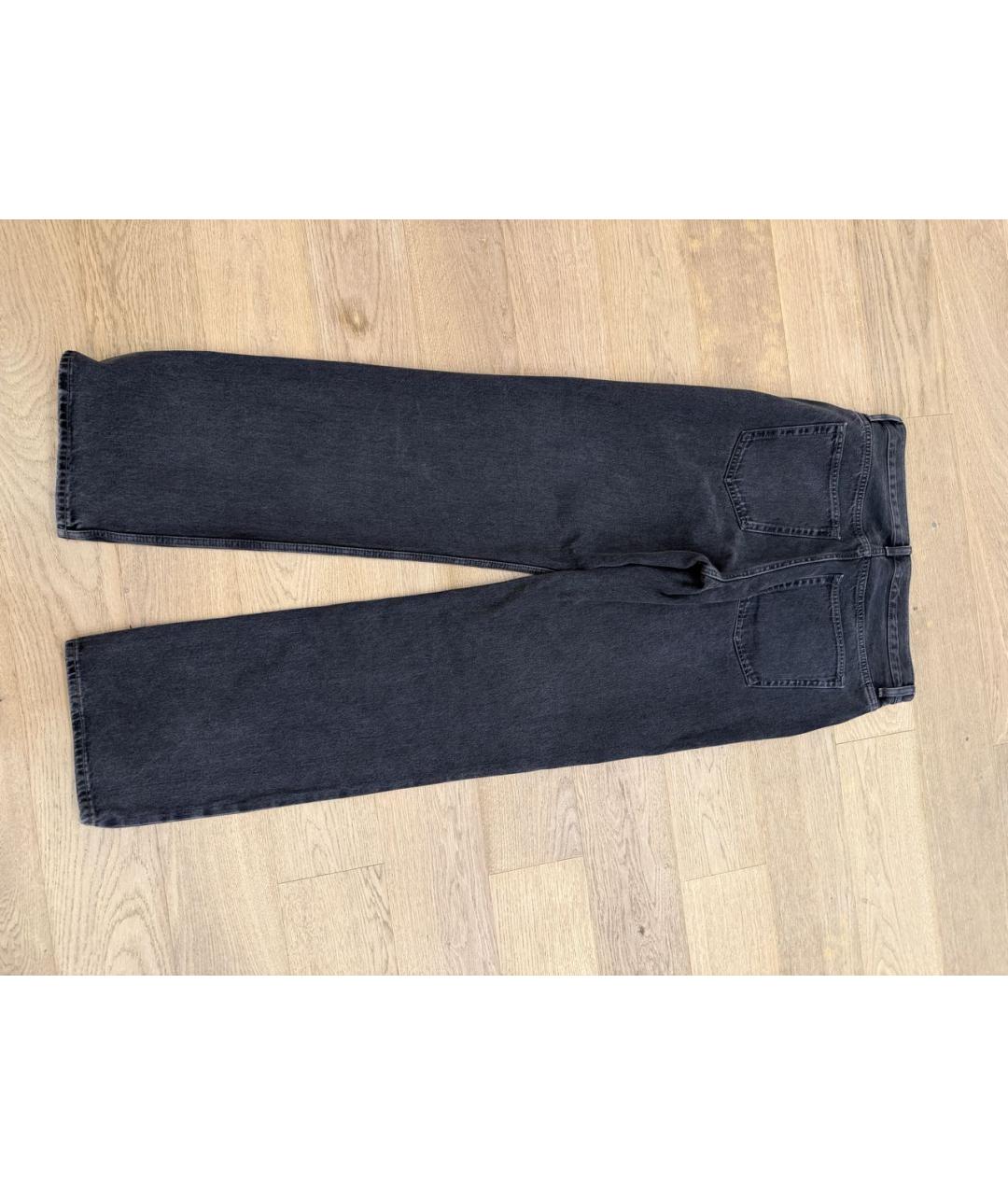 COS Серые хлопковые прямые джинсы, фото 2