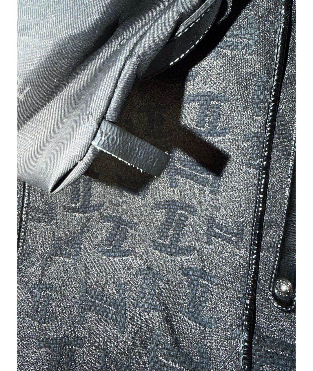 TOD'S Серая жаккардовая сумка тоут, фото 5