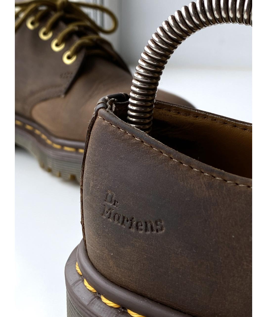 DR. MARTENS Коричневые кожаные брогги и оксфорды, фото 4