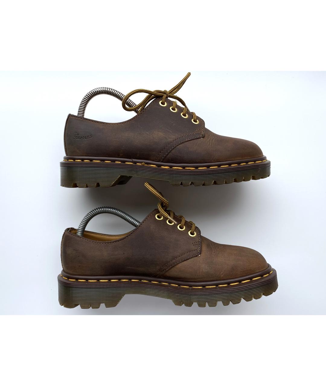 DR. MARTENS Коричневые кожаные брогги и оксфорды, фото 2