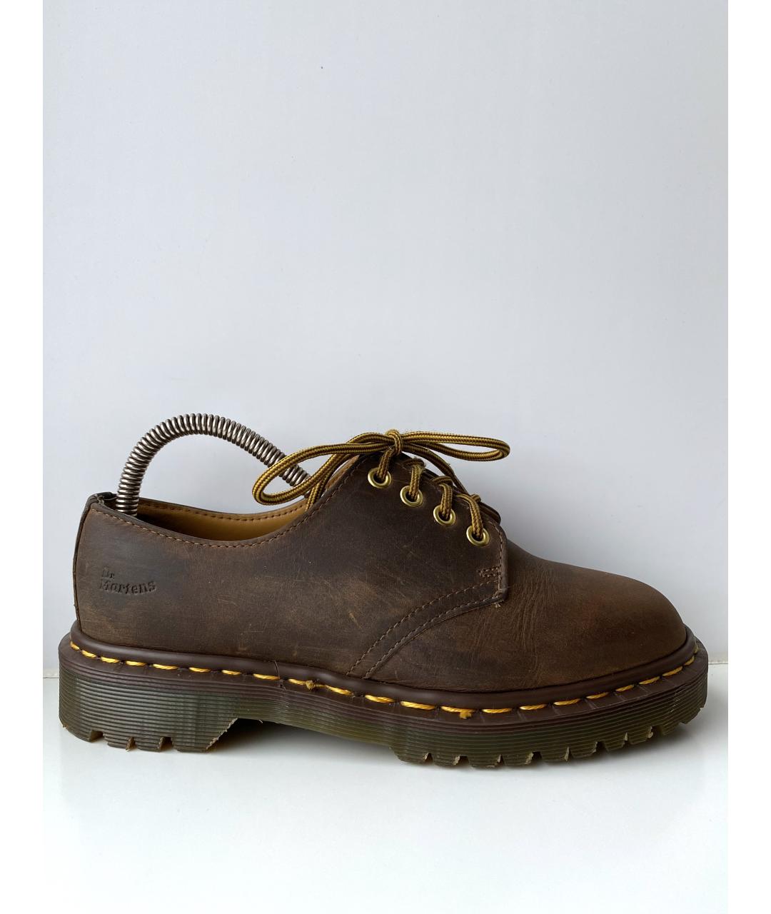 DR. MARTENS Коричневые кожаные брогги и оксфорды, фото 9