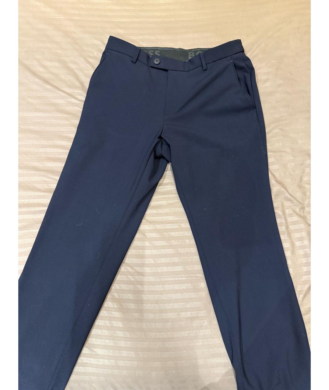 HUGO BOSS Темно-синий классический костюм, фото 3