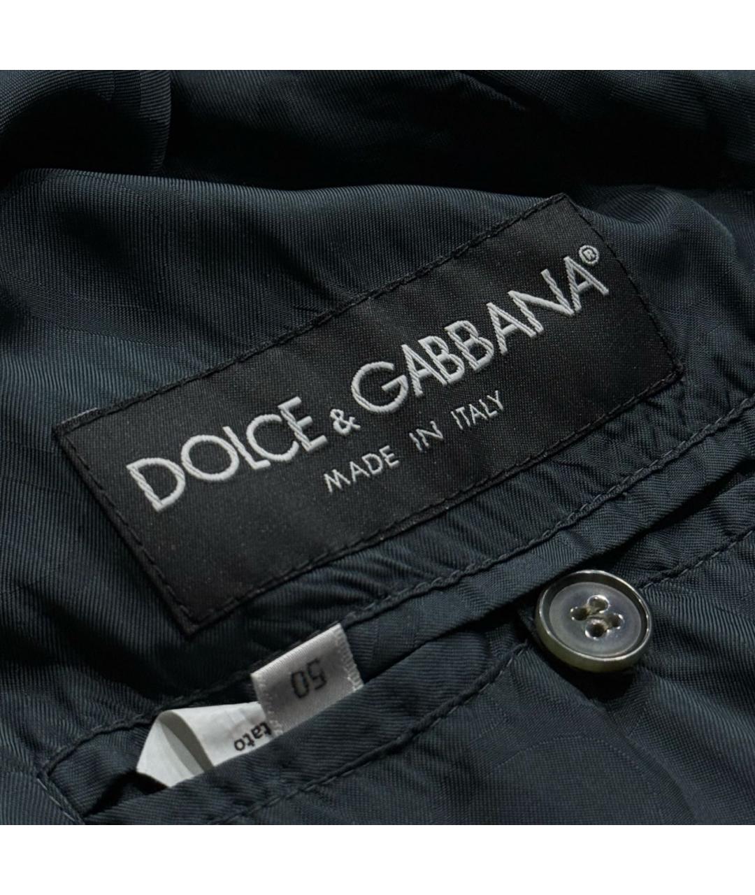 DOLCE&GABBANA Зеленая полиамидовая куртка, фото 9