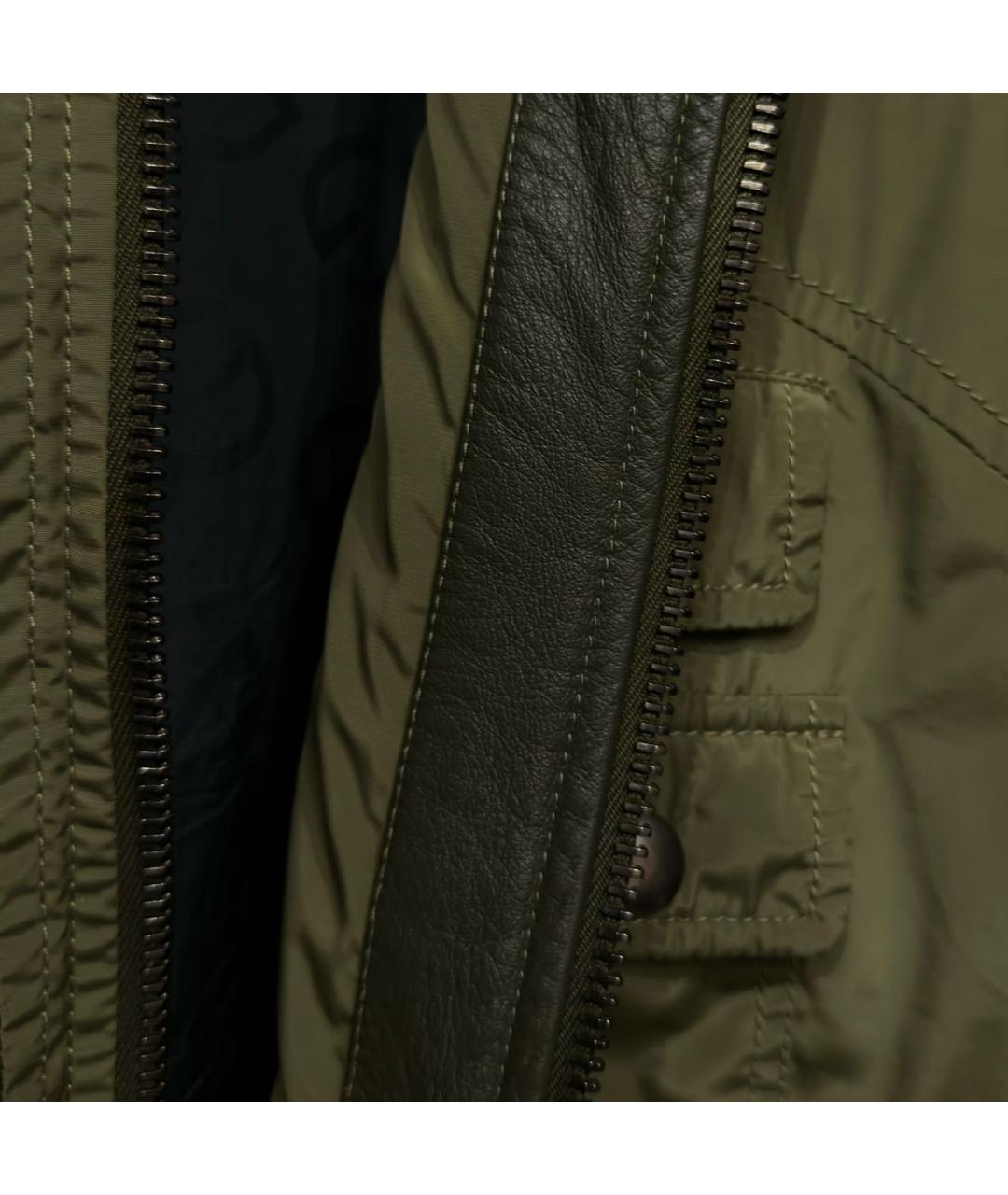 DOLCE&GABBANA Зеленая полиамидовая куртка, фото 7