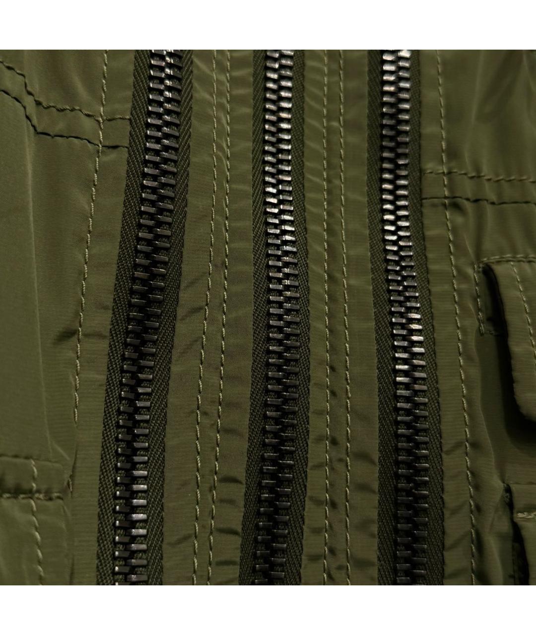 DOLCE&GABBANA Зеленая полиамидовая куртка, фото 6