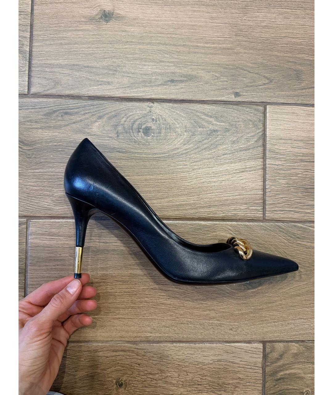 TOM FORD Черные кожаные туфли, фото 8