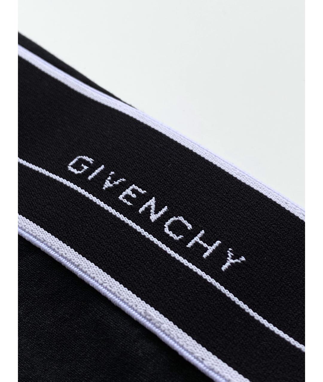 GIVENCHY Черная хлопковая футболка, фото 4