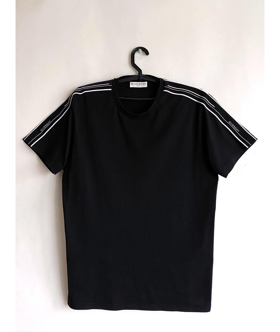 GIVENCHY Черная хлопковая футболка, фото 9