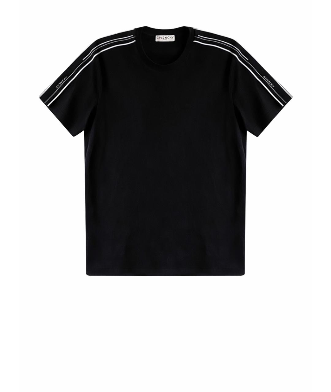 GIVENCHY Черная хлопковая футболка, фото 1