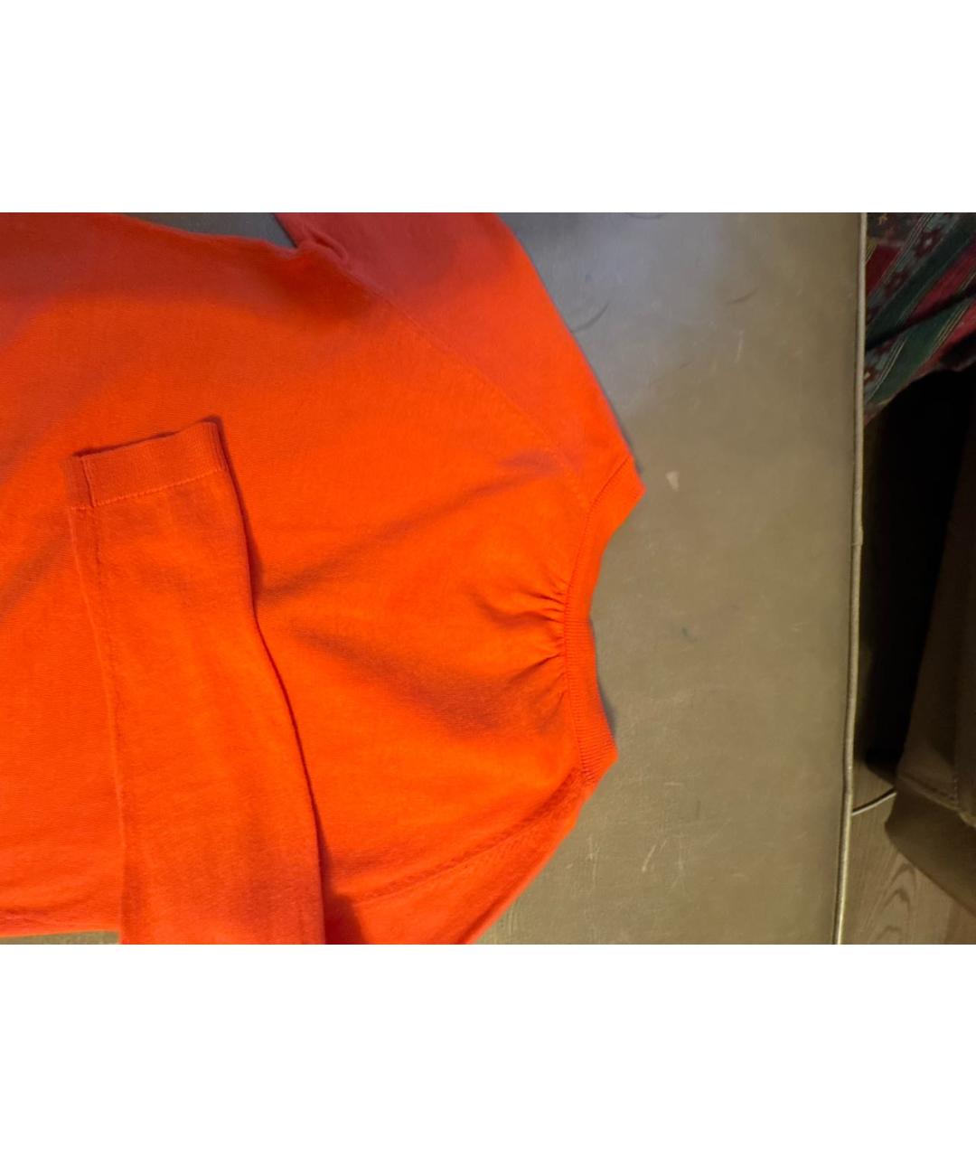 BONPOINT Оранжевый хлопковый жакет / жилет, фото 4