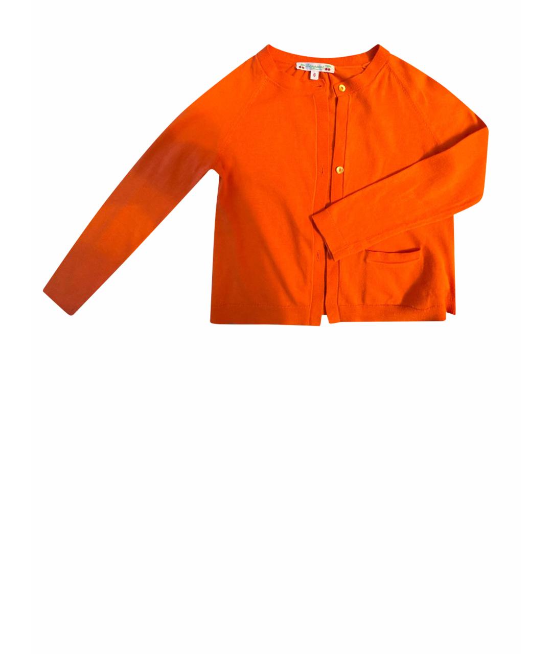 BONPOINT Оранжевый хлопковый жакет / жилет, фото 1