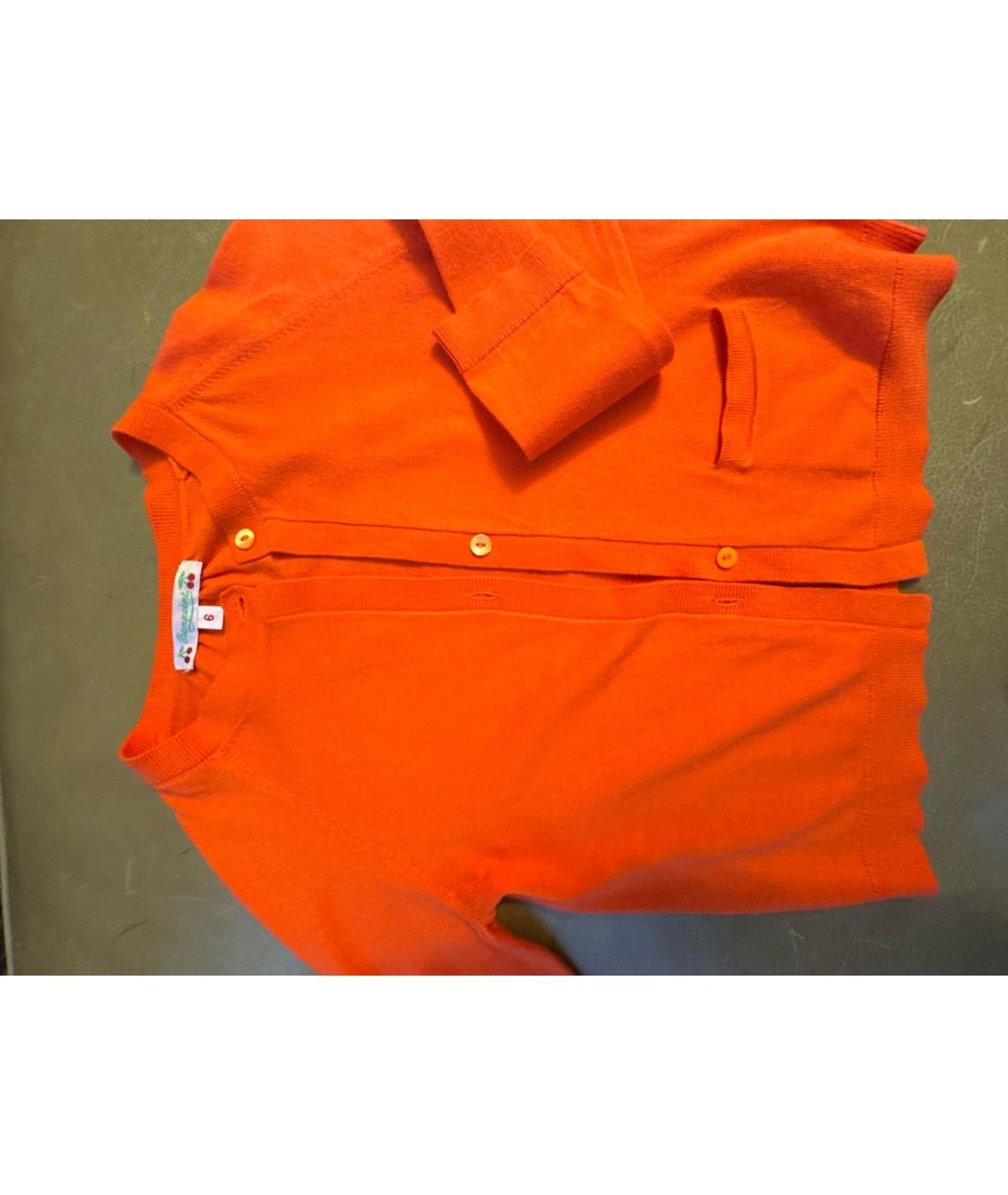 BONPOINT Оранжевый хлопковый жакет / жилет, фото 3