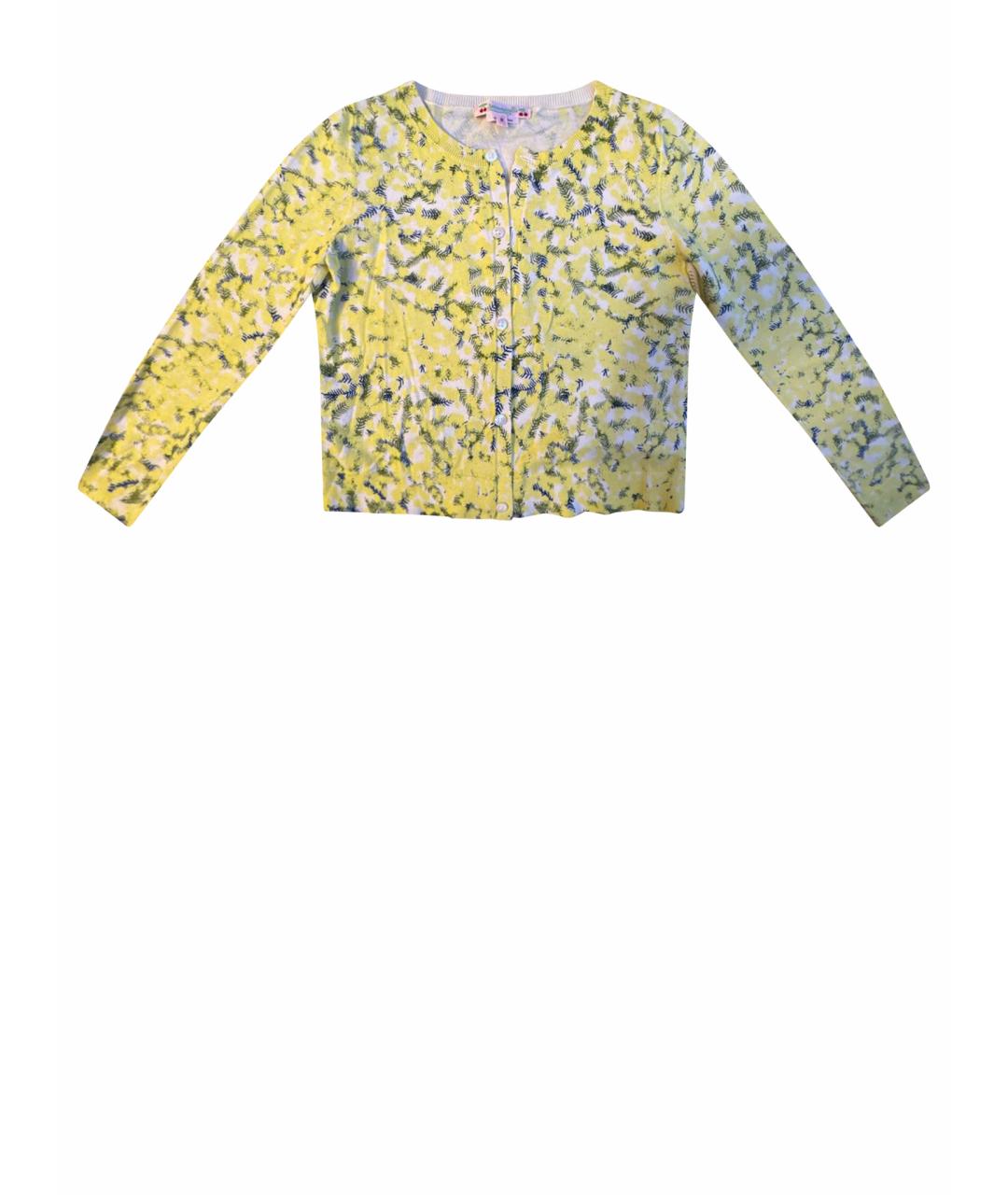 BONPOINT Желтый хлопковый жакет / жилет, фото 1