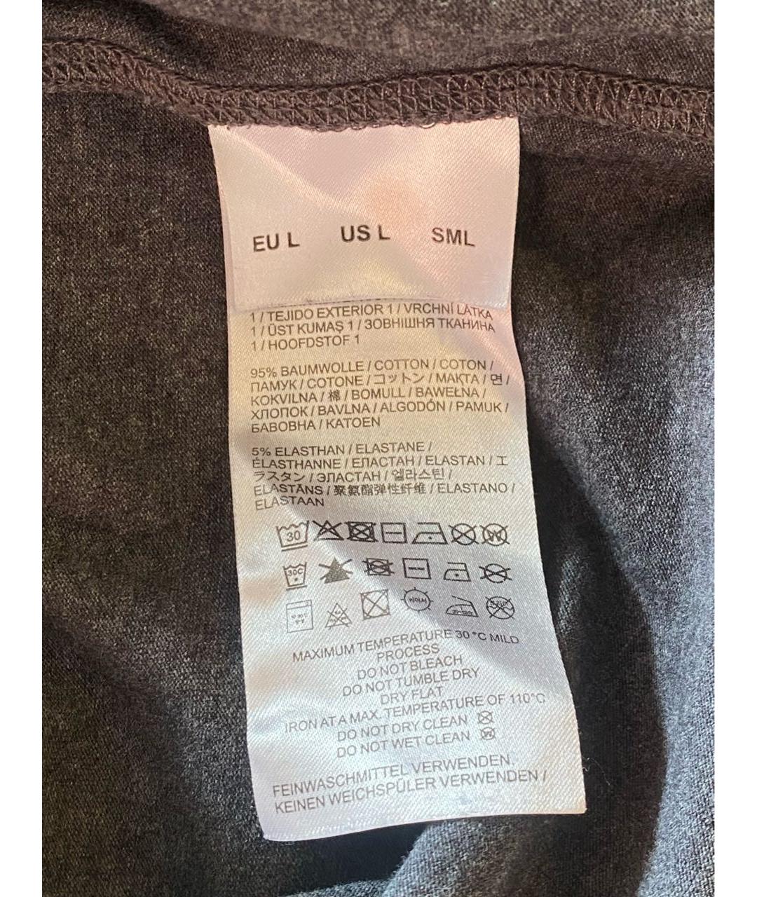 BOGNER Серая хлопко-эластановая футболка, фото 7